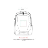 Overland TSA Friendly 17" Laptop Backpack with USB Port — Gray — blank product view — 8