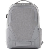 Overland TSA Friendly 17" Laptop Backpack with USB Port — Gray (GY) — blank front view — 7