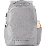 Overland TSA Friendly 17" Laptop Backpack with USB Port — Gray (GY) — blank front view — 5