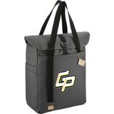 Aft Recycled Computer Tote — Gray (GY) — decorated right angle — 3