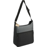 NBN Trailhead Recycled Zippered Tote — Black — blank right angle — 7