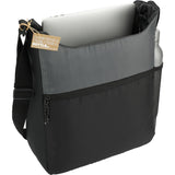NBN Trailhead Recycled Zippered Tote — Black — blank right angle — 6