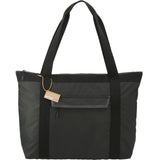 NBN All-Weather Recycled Tote — Black (BK) — blank front view — 5