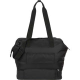 Daybreak Recycled Weekender Tote — Black (BK) — blank back view — 4