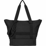 Daybreak Recycled Travel Tote — Black (BK) — blank back view — 11