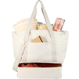Daybreak Recycled Travel Tote — Natural (NT) — blank product view — 3