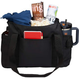 Daybreak Recycled Multipurpose Tote — Black (BK) — blank product view — 4