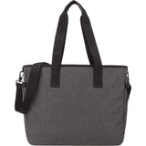 Multi-Pocket Laptop Tote — Graphite (GA) — blank back view — 7