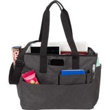 Multi-Pocket Laptop Tote — Graphite (GA) — blank product view — 5