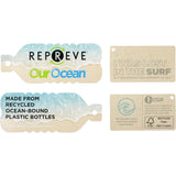 Repreve® Ocean Computer Tote — Charcoal (CA) — blank front view — 5