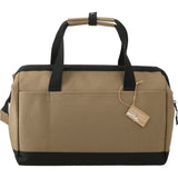 NBN Recycled Utility Zippered Tool Tote — Brown (BR) — blank front view — 9
