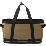 NBN Recycled Utility Tote — Brown (BR) — blank back view — 10