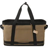 NBN Recycled Utility Tote — Brown (BR) — blank front view — 6
