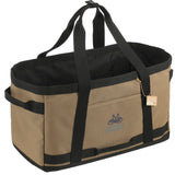 NBN Recycled Utility Tote — Brown (BR) — decorated right angle — 4