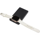 4,000 mAh MagClick™ Wireless Power Bank with Watch Charger SM-2854BK Black (BK), supplier product view 12
