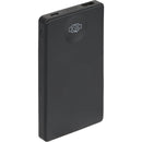4,000 mAh MagClick™ Wireless Power Bank with Watch Charger SM-2854BK Black (BK), supplier product view 4