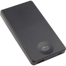 4,000 mAh MagClick™ Wireless Power Bank with Watch Charger SM-2854BK Black (BK), supplier product view 5