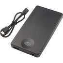 4,000 mAh MagClick™ Wireless Power Bank with Watch Charger SM-2854BK Black (BK), supplier product view 8