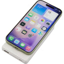 4,000 mAh MagClick™ Wireless Power Bank with Watch Charger SM-2854WH White (WH), supplier product view 11