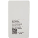 4,000 mAh MagClick™ Wireless Power Bank with Watch Charger SM-2854WH White (WH), supplier product view 6