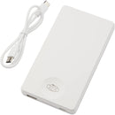 4,000 mAh MagClick™ Wireless Power Bank with Watch Charger SM-2854WH White (WH), supplier product view 8