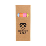 4-Piece Square Recycled Highlighter Set custom branded promotional pens — 1