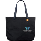 Bellroy Market Tote — Black (BK) — decorated front view — 3