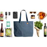 Bellroy Market Tote — Steel Blue (STBL) — blank front view — 15
