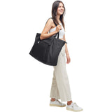 GOT BAG Tote Bag Large — Black (BK) — blank product view — 13