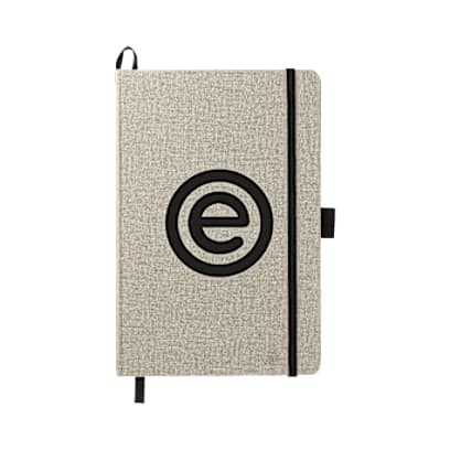 5.5" x 8.5" FSC Mix Recycled Cotton Bound Journal custom branded promotional product