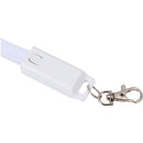 5-in-1 40W PD Charging Cable Lanyard in White — supplier product detail view