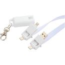 5-in-1 40W PD Charging Cable Lanyard in White — supplier product detail view