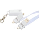 5-in-1 40W PD Charging Cable Lanyard in White — supplier product detail view