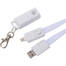 5-in-1 40W PD Charging Cable Lanyard in White — supplier product detail view