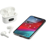 Solekick True Wireless Auto Pair Earbuds — White (WH) — blank right angle — 11