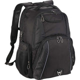 Rainier TSA Friendly 17" Laptop Backpack — Black (BK) — blank product view — 9