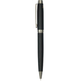 Luxe Recycled Brass Pillar Ballpoint — Black (BK) — blank front view — 5