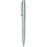 Luxe Recycled Brass Pillar Ballpoint — Silver (SL) — blank front view — 3