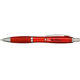 FUNCTION Score Quick-Dry Gel Pen — Red (RD) — decorated front view — 12