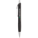 Scripto® Oasis Recycled Gel Pen — Black (BK) — decorated front view — 33