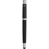 Scripto® Bali Recycled Gel Stylus Pen — Black (BK) — blank back view — 28