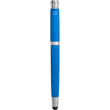 Scripto® Bali Recycled Gel Stylus Pen — Blue (BL) — blank back view — 19