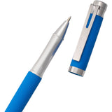 Scripto® Bali Recycled Gel Stylus Pen — Blue (BL) — blank detail view — 14