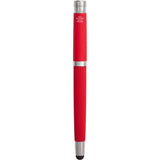 Scripto® Bali Recycled Gel Stylus Pen — Red (RD) — blank back view — 10