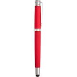 Scripto® Bali Recycled Gel Stylus Pen — Red (RD) — blank front view — 3