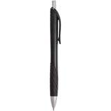 Scripto® Tidal Recycled Gel Pen — Black (BK) — blank front view — 43