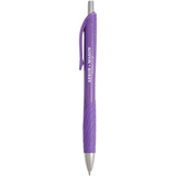Scripto® Tidal Recycled Gel Pen — Purple (PP) — decorated front view — 10