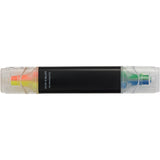 Scripto® Quad Highlighter — Black (BK) — blank back view — 6
