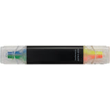 Scripto® Quad Highlighter — Black (BK) — blank back view — 7