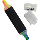 Scripto® Quad Highlighter — Black (BK) — blank detail view — 5